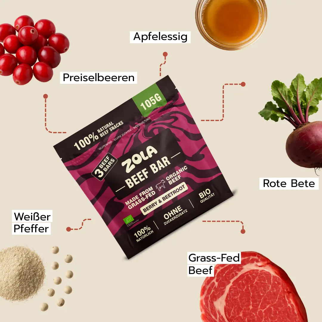 Beef Bar Berry & Beetroot BIO