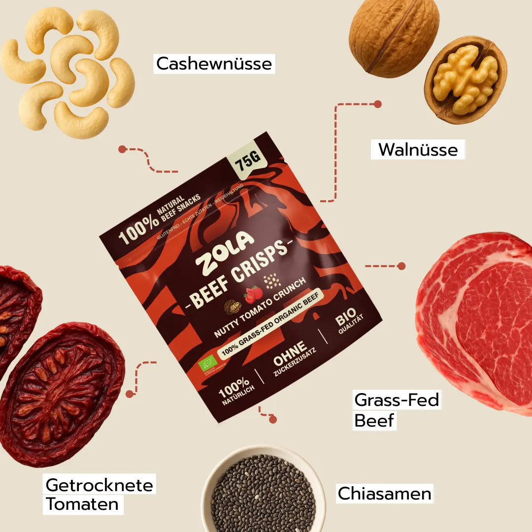 Beef Crisps Nutty Tomato Crunch