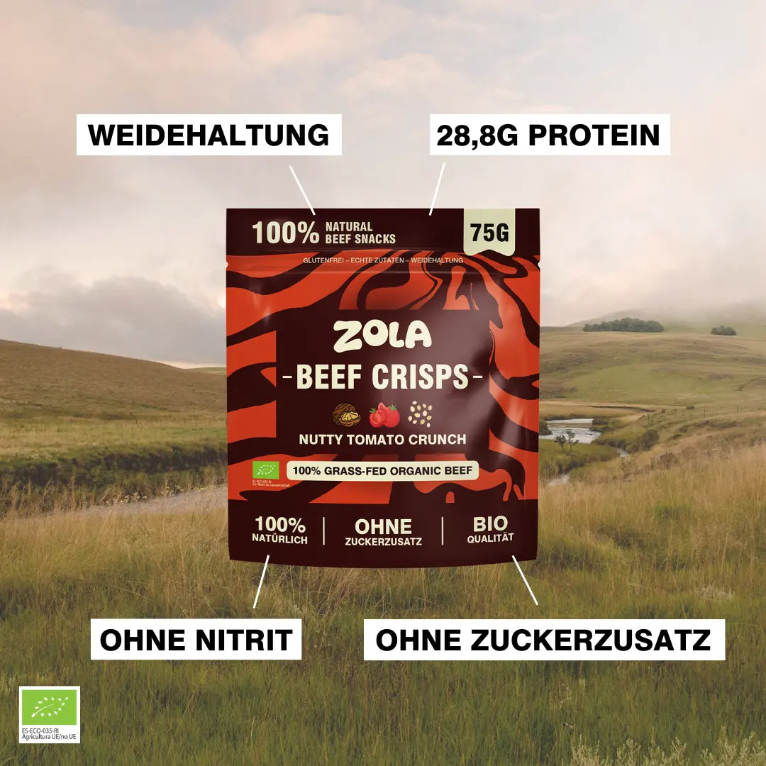 Beef Crisps Nutty Tomato Crunch