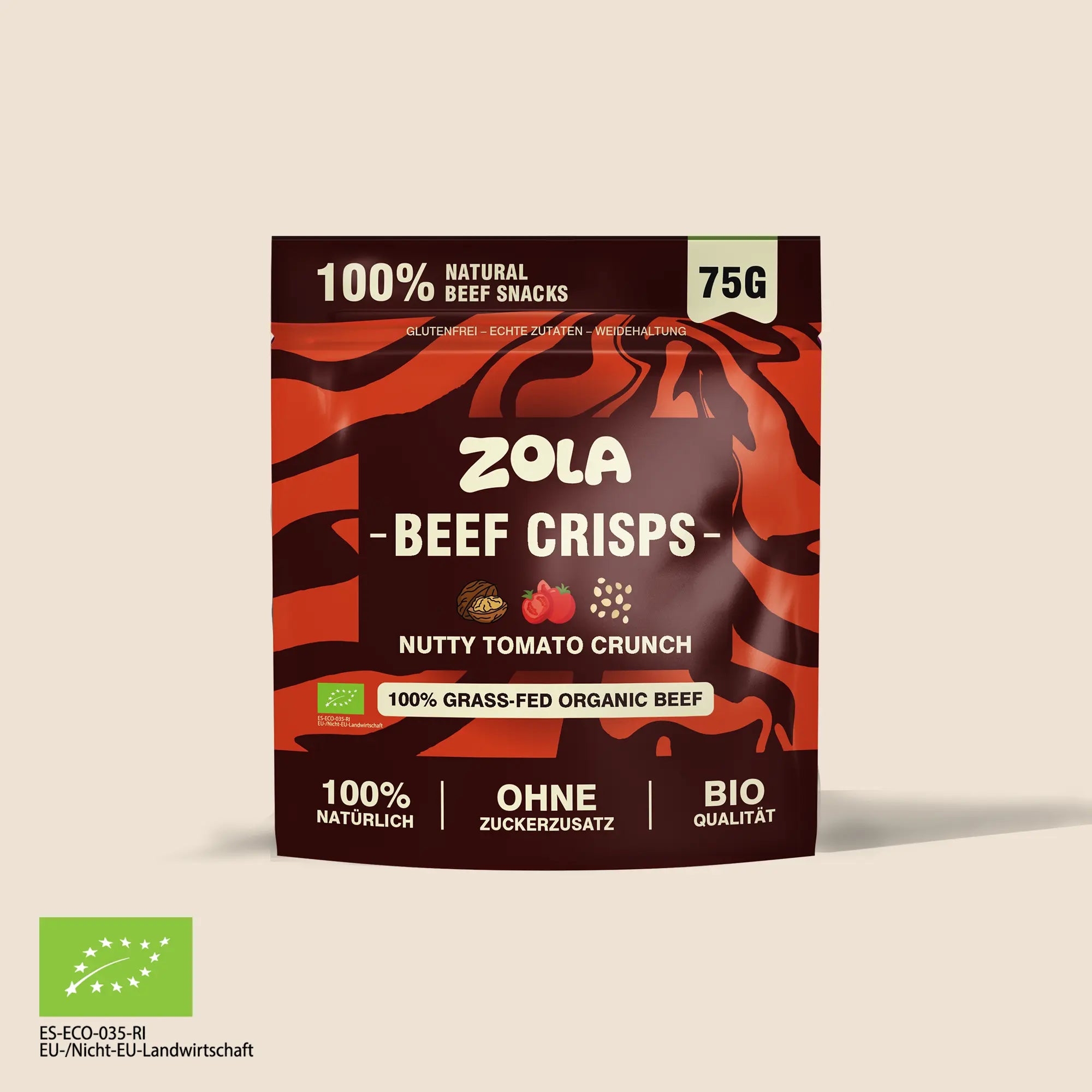 Beef Crisps Nutty Tomato Crunch