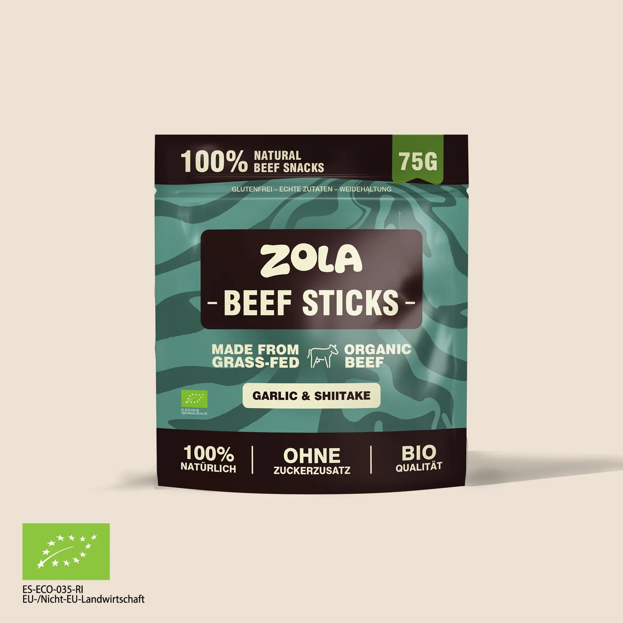 Beef Stick Garlic Shiitake BIO