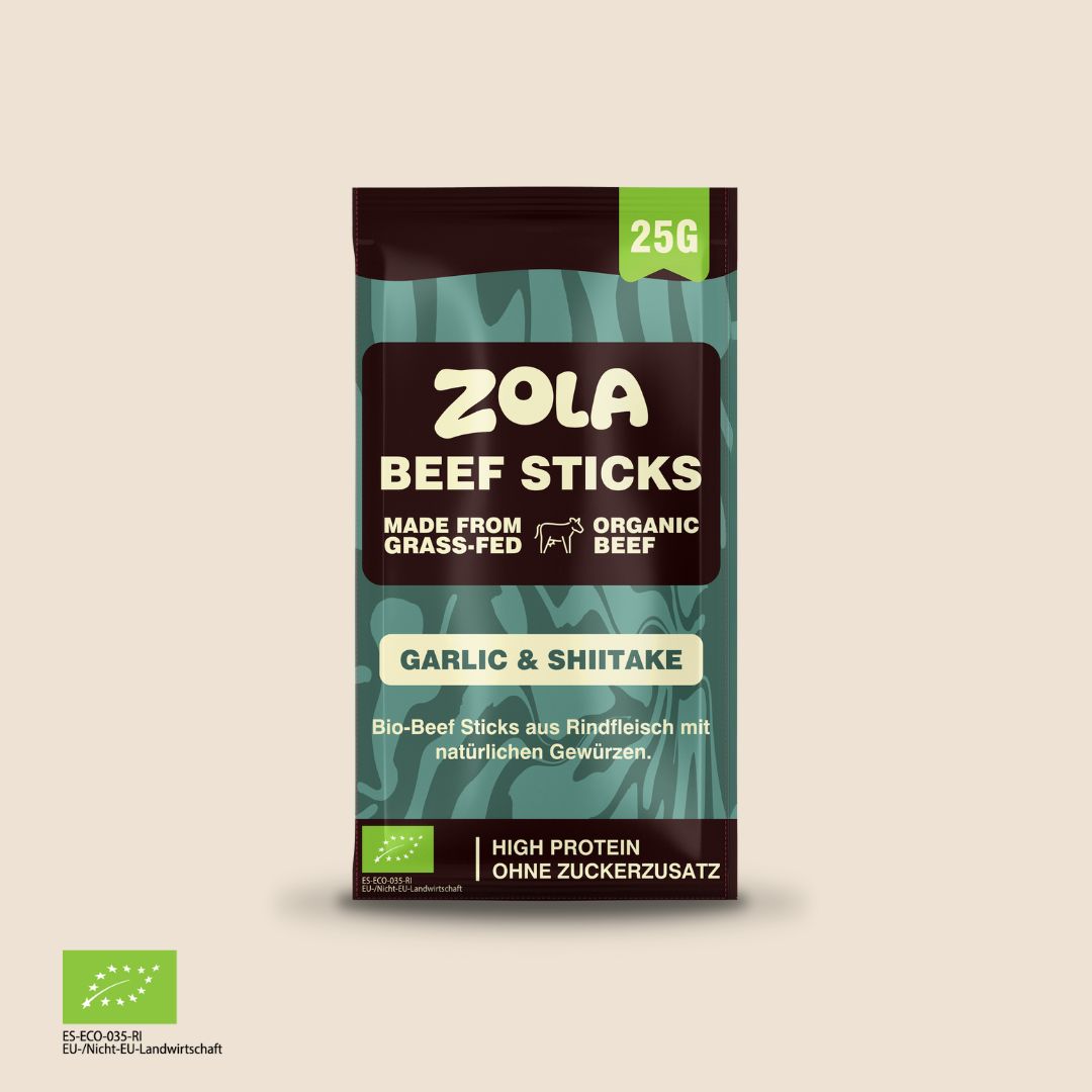 Beef Stick Garlic Shiitake BIO