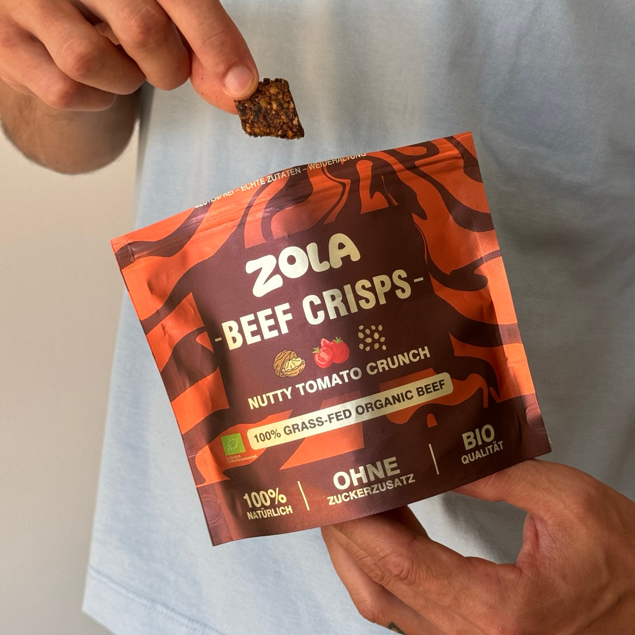 Beef Crisps Nutty Tomato Crunch