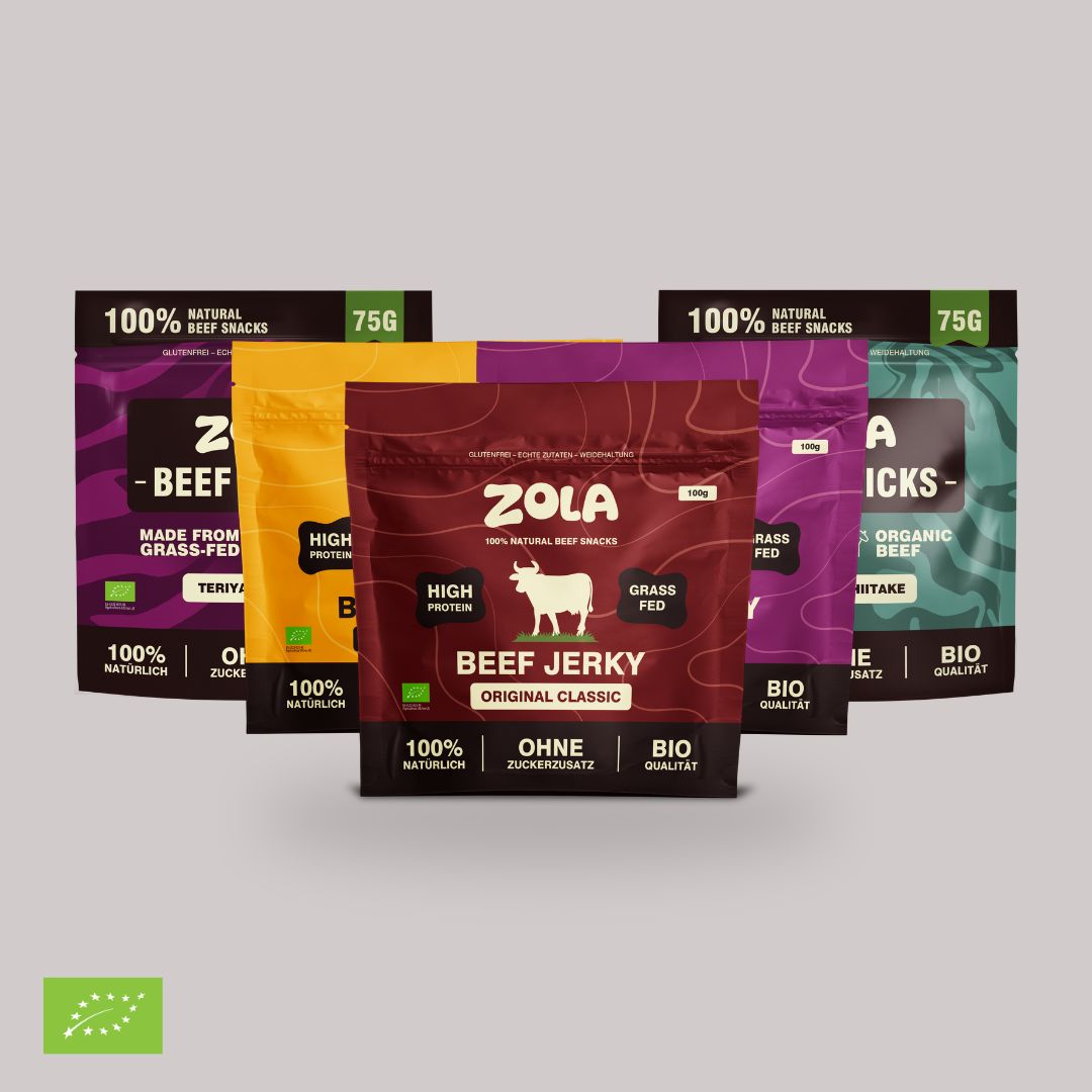 Beef Proteinsnack Probierpaket BIO