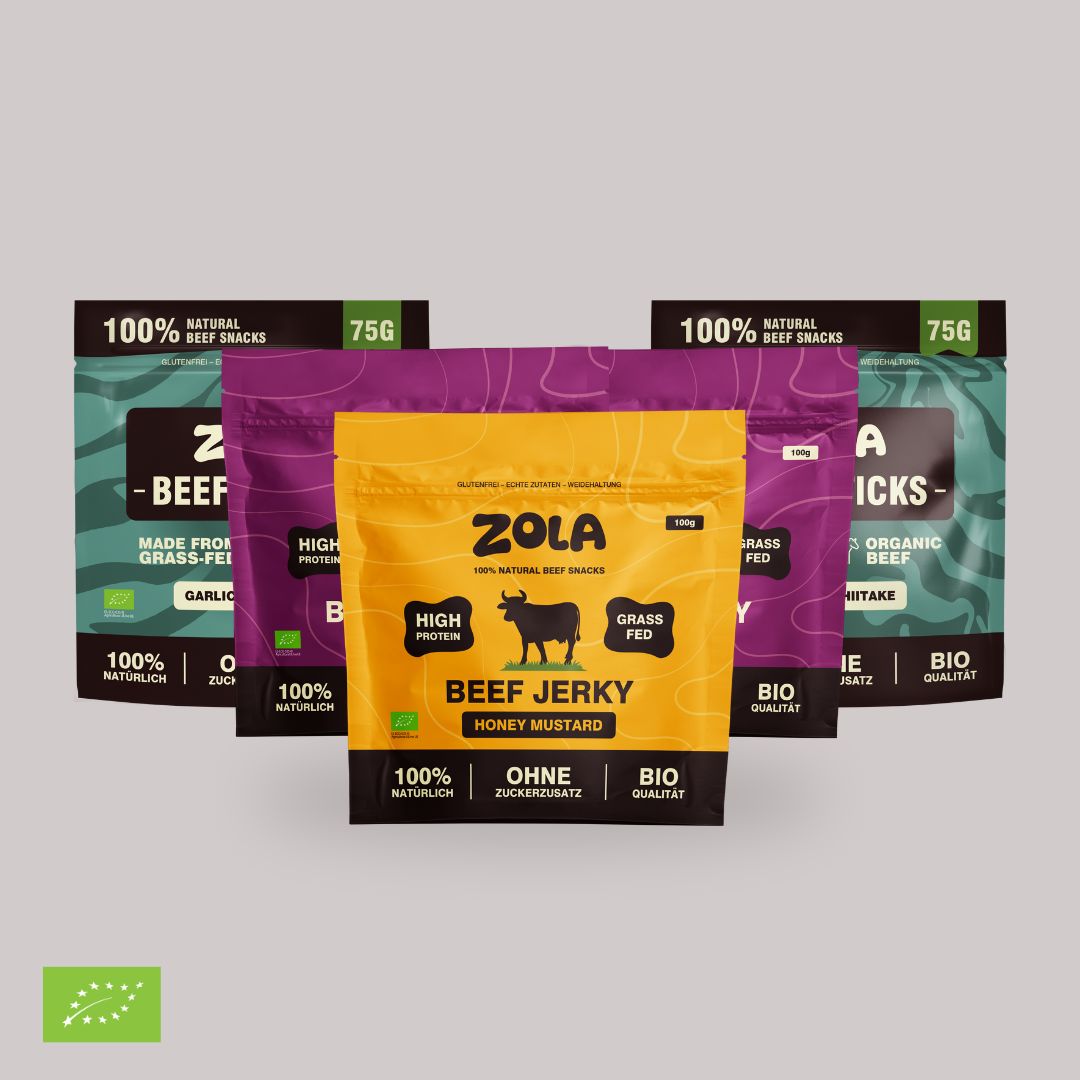 Beef Proteinsnack Probierpaket BIO