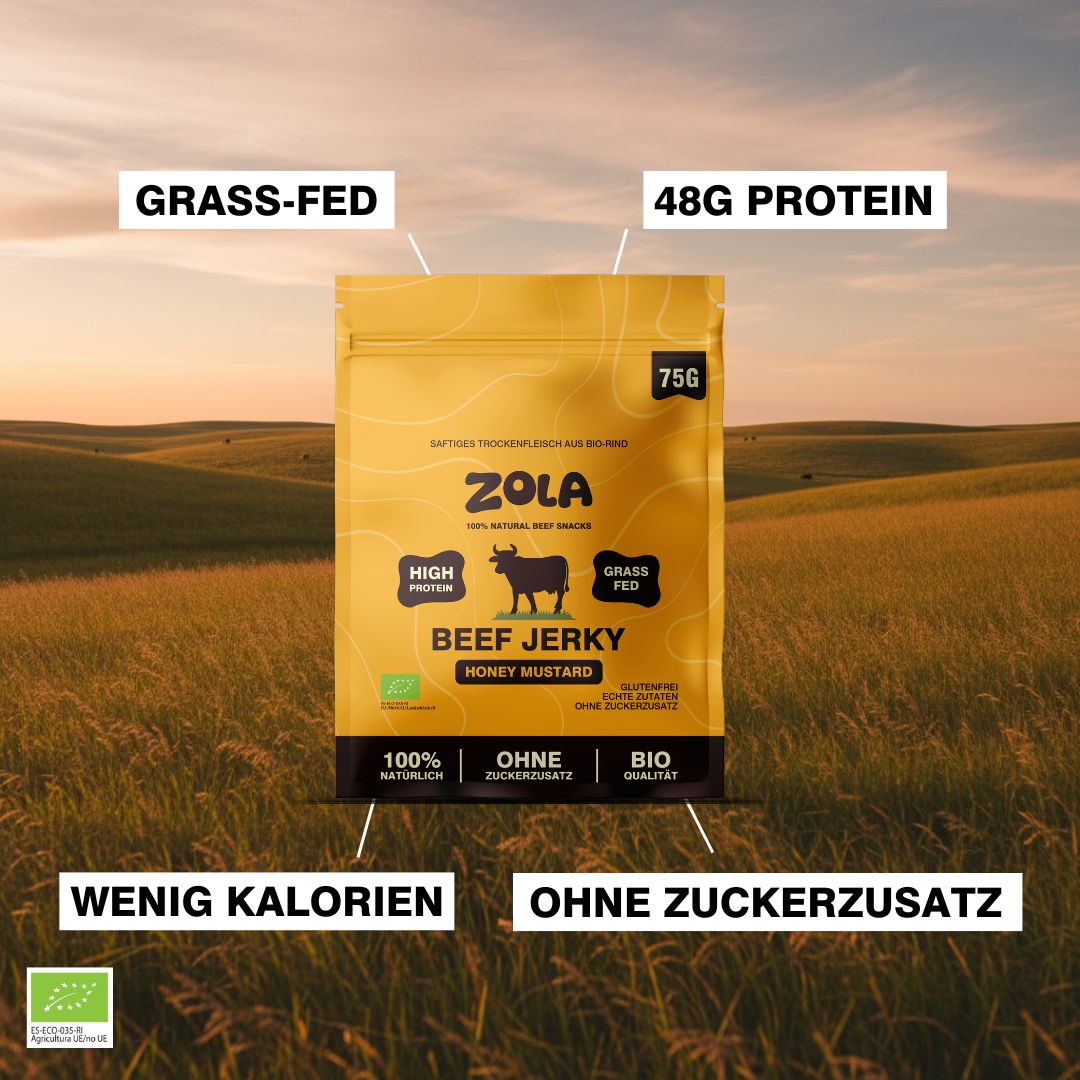 Beef Jerky Honey Mustard BIO