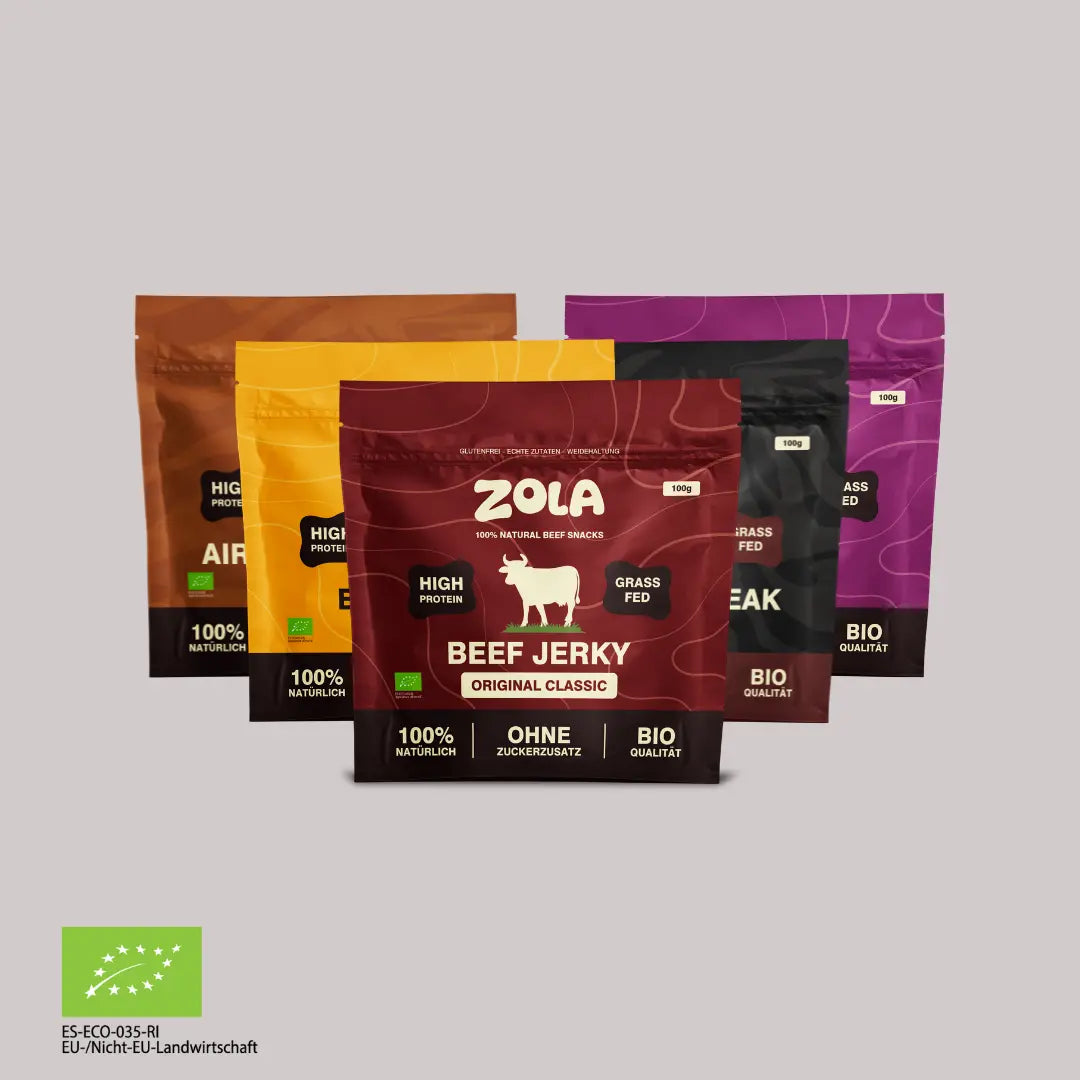 Beef Proteinsnack Probierpaket BIO