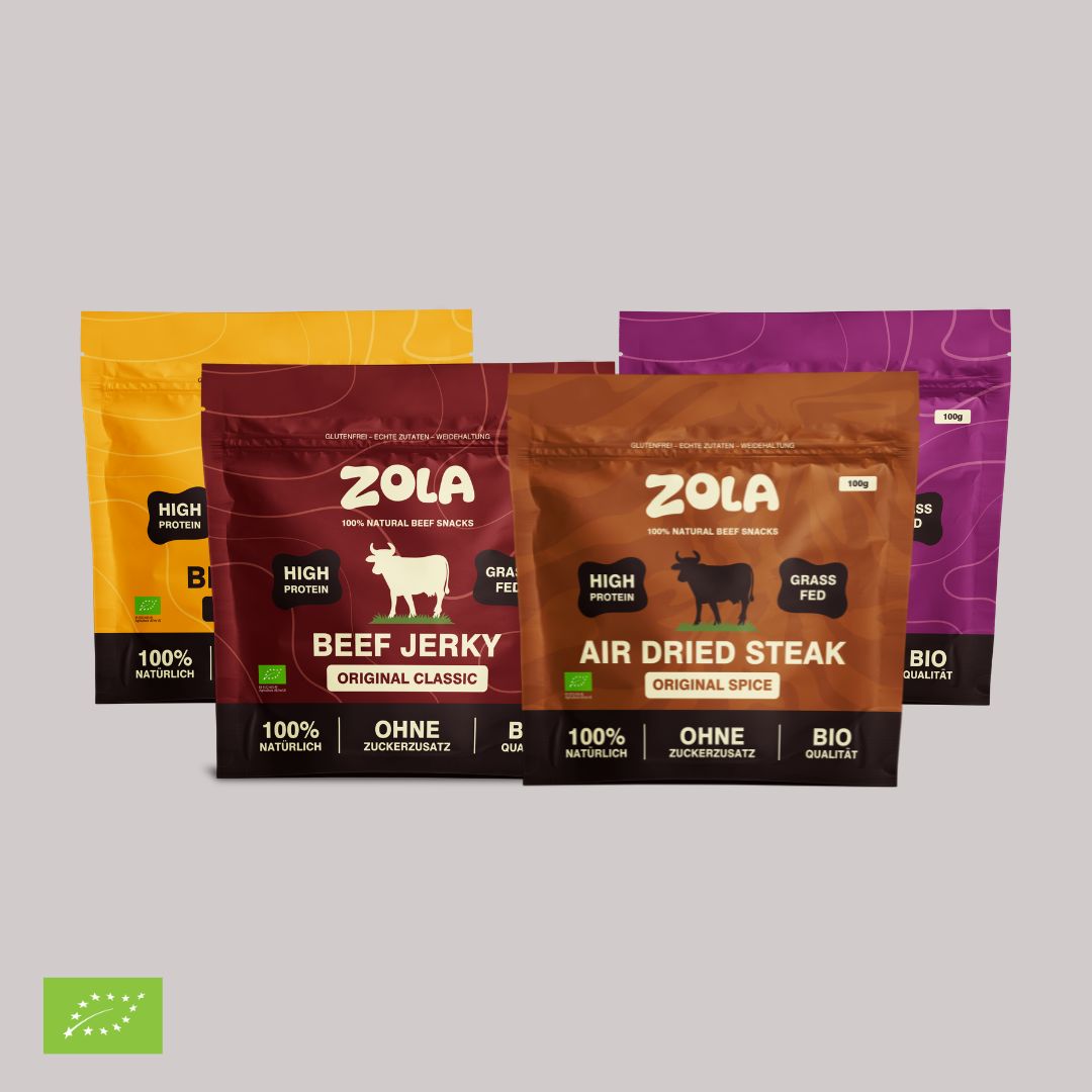Beef Proteinsnack Probierpaket BIO